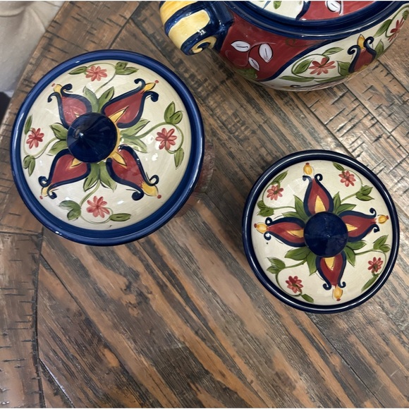 Pier 1 Vallarta  Medium & Small  Canisters - Picture 6 of 12